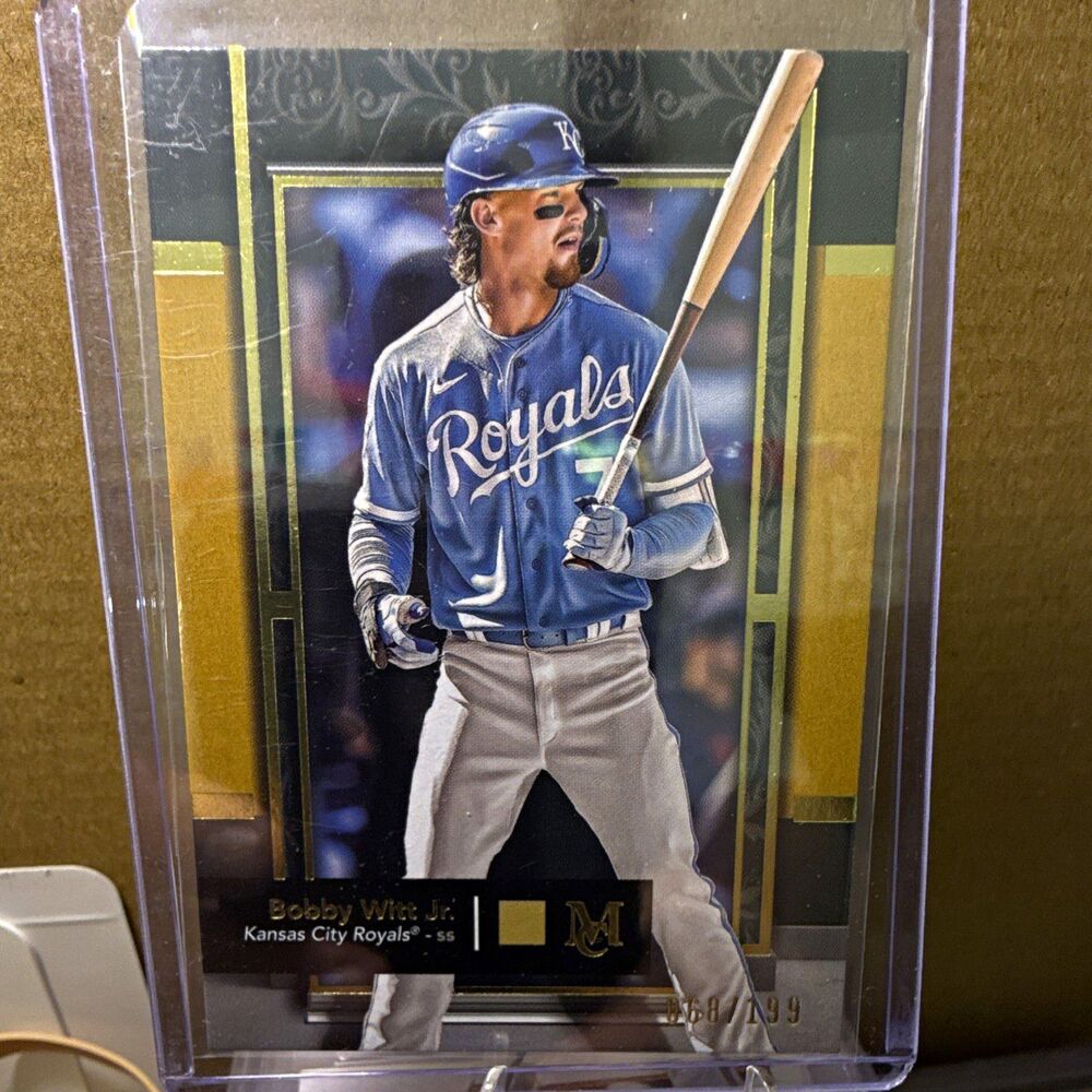 Topps 2024 Museum Collection Bobby Witt Jr Royals #3 Gold Serial #/199